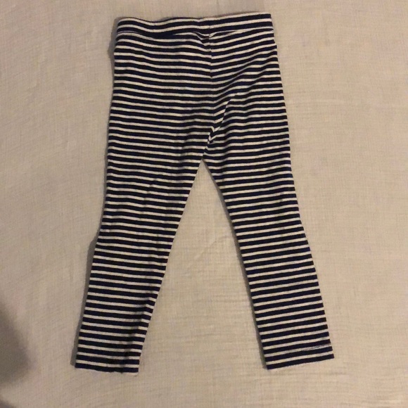3T girls navy striped leggings - Picture 4 of 4